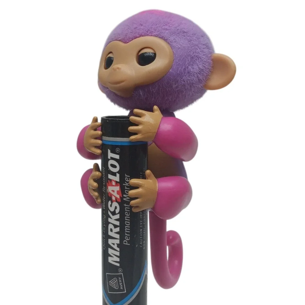 Wowwee Fingerlings Baby Monkey Animatronic Toy‎ Works / New Batteries